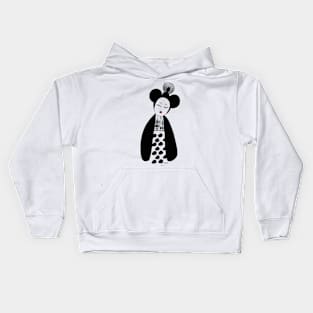 Geisha Drawing Kids Hoodie